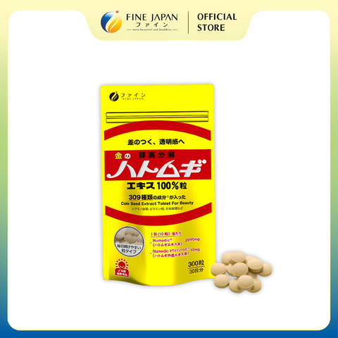 Viên Uống Chiết Xuất Hạt Ý Dĩ Fine Japan Coix Seed Extract Tablets Gói 300 viên