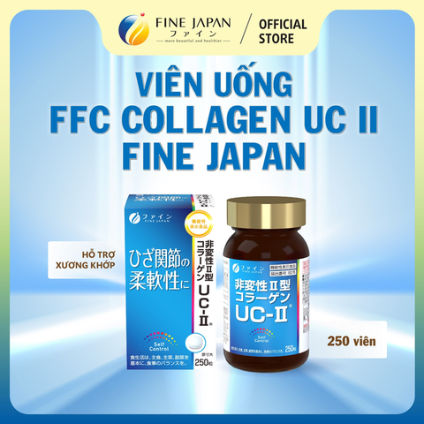 THỰC PHẨM BẢO VỆ SỨC KHỎE FFC UC-II FINE JAPAN LỌ 250 VIÊN