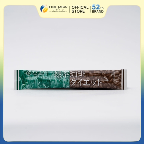 THỰC PHẨM BẢO VỆ SỨC KHỎE GREEN TEA & DIET COFFEE FINE JAPAN HỘP 30 THANH