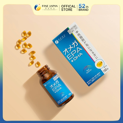 THỰC PHẨM BẢO VỆ SỨC KHỎE FFC OMEGA 3 EPA+DHA FINE JAPAN LỌ 150 VIÊN