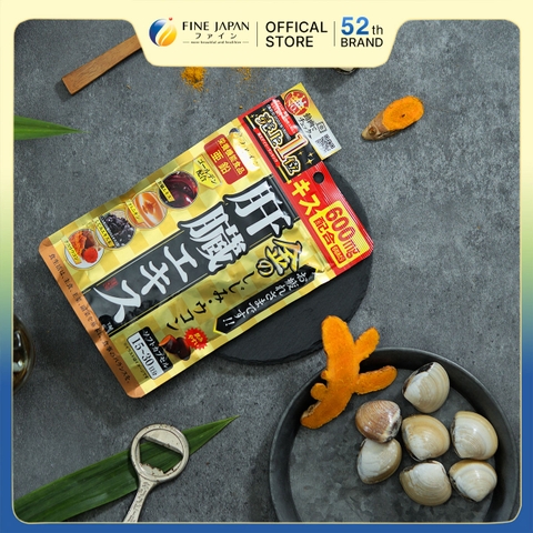 THỰC PHẨM BẢO VỆ SỨC KHỎE CLAM EXTRACT WITH LIVER HYDROLYSATE AND TURMERIC PREMIUM FINE JAPAN GÓI 42 VIÊN/75 VIÊN/90 VIÊN/270 VIÊN/MEGA PACK