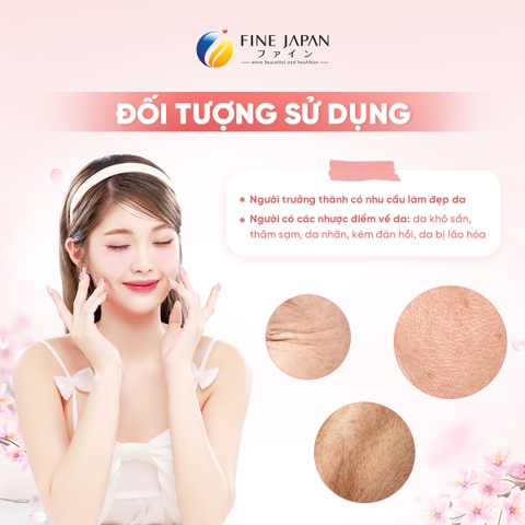 THỰC PHẨM BẢO VỆ SỨC KHỎE HYALURON & COLLAGEN +Q10 FINE JAPAN LON 196GR