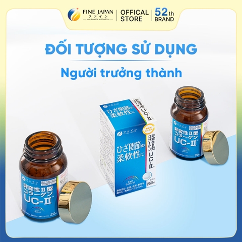 THỰC PHẨM BẢO VỆ SỨC KHỎE FFC UC-II FINE JAPAN LỌ 250 VIÊN
