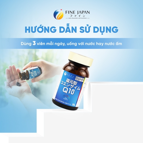 THỰC PHẨM BẢO VỆ SỨC KHỎE FFC UBIQUINOL FINE JAPAN LỌ 90 VIÊN