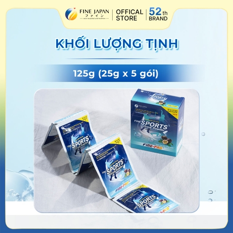 THỰC PHẨM BỔ SUNG FINE SPORTS DRINK POWDER FINE JAPAN HỘP 5 GÓI