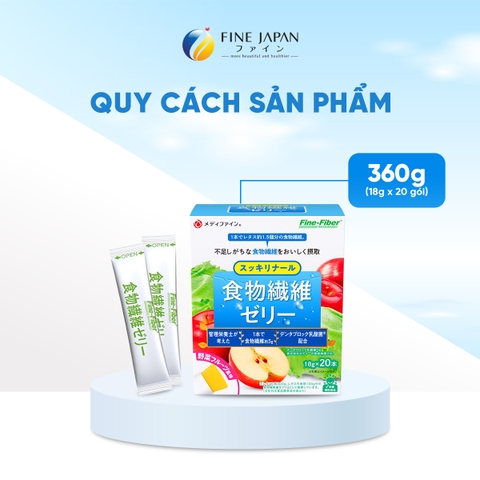 THỰC PHẨM BỔ SUNG DIETARY JELLY FINE JAPAN HỘP 20 THANH