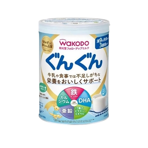 Wakodo Cho Bé Từ 09-36 Tháng - Lon 820g