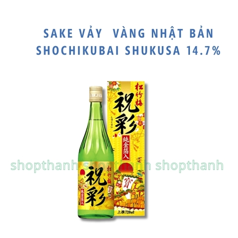 Sake Vảy Vàng Mặt Trời Đỏ Takara Shuzo Nhật Bản Chính Hãng – Sake Vảy Vàng Cao Cấp 720ml & 1800ml