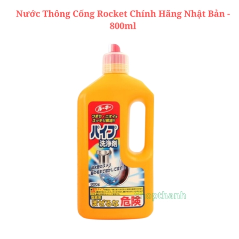 Nước Thông Cống Rocket Chính Hãng Nhật Bản - 800ml