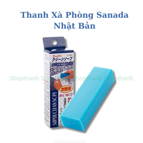 Thanh Xà Phòng Sanada 100g Nhật Bản - Đánh Bay Mọi Vết Bẩn