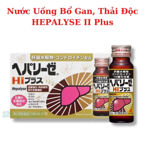 Nước Uống Bổ Gan Hepalyse HI Plus 50ml