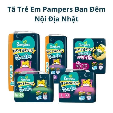 Tã (Bỉm) Quần Ban Đêm Pampers Ngủ Ngon