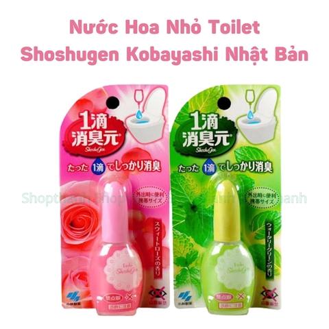 Nước Hoa Bồn Cầu Shoshugen 20ml - Kobayashi Nhật Bản, Khử Mùi Tận Gốc, Hương Thơm Dễ Chịu, Hiệu Quả Lâu Dài