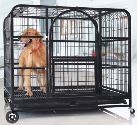 Chuồng sắt chó mèo nan to - 78*52*65cm