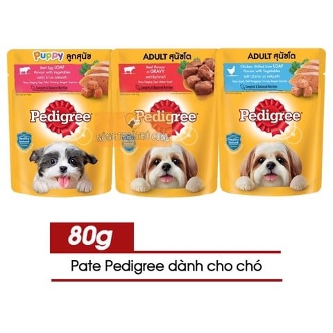 Pate chó - Pedigree adult 80gr
