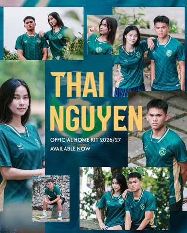 Áo đấu chính thức FC Thái Nguyên