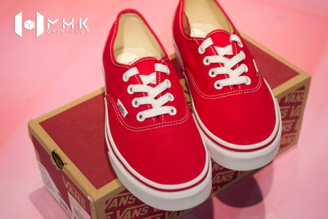Giày Vans authentic red white