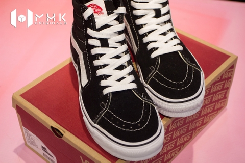 Giày Vans Sk8-Hi Black White Skate