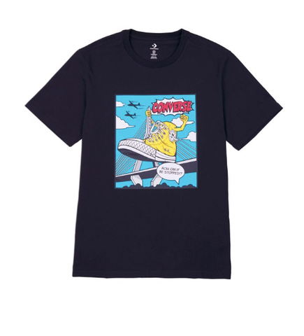 Áo Converse Shoe Hero Tee Seasonal Black 10025060-A02