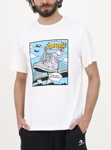 Áo Converse Shoe Hero Tee Seasonal White 10025060-A03