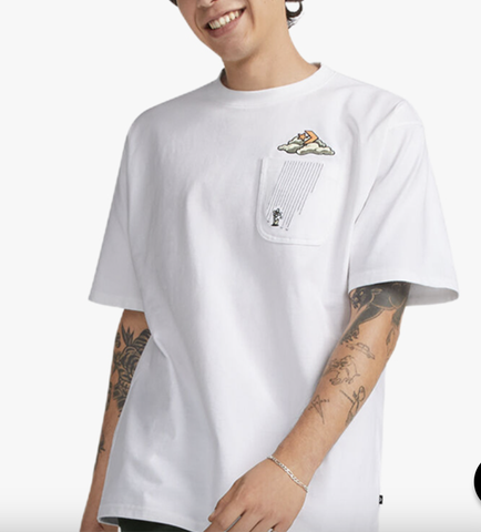 Áo T Converse Novelty Cloud Pocket white 25038-A01