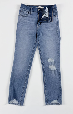 Quần jean nữ dài xanh chàm Levi's 724