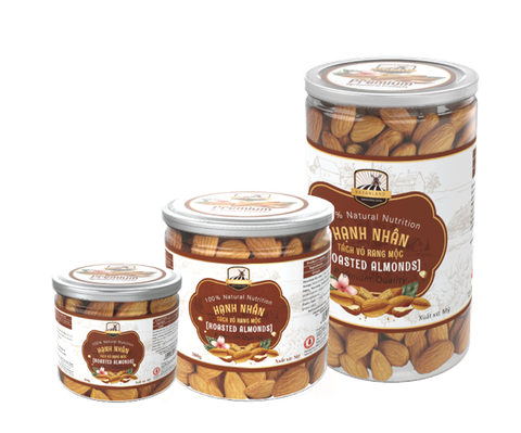 Hạnh Nhân 
Rang Mộc Tách Vỏ Mỹ 300gr