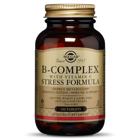 Solgar® B-Complex và Vitamin C 100 viên nén