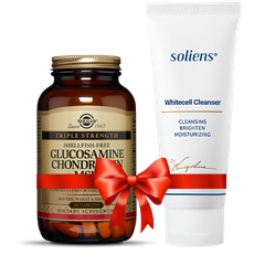 Solgar® Glucosamine Chondroitin MSM (Shellfish - Free) 60 tablets + gift