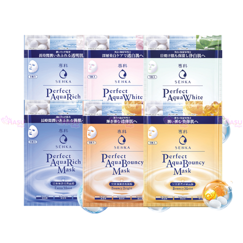 Mặt Nạ Dưỡng Da Trắng Sáng, Cấp Ẩm, Đàn Hồi, Dịu Mát Senka 23g