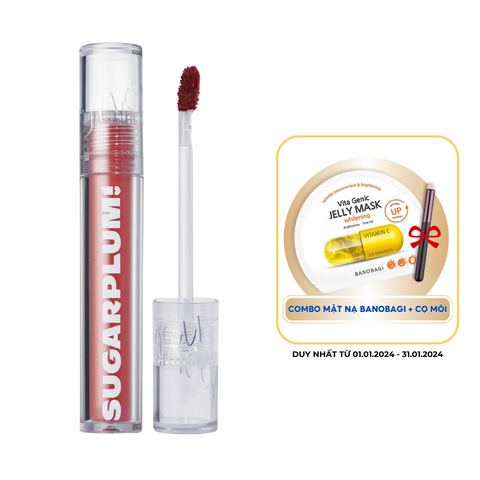 [Chính hãng] Son Tint Lì Thuần Chay, Siêu Nhẹ Môi OFÉLIA Sugarplum MistyNow Blurring Tint Hàn Quốc 3.8g