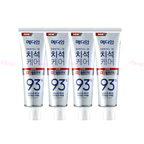 Combo 4 Kem đánh răng Median Dental IQ 93% Toothpaste 120g - Cho răng trắng sáng, nụ cười tự tin