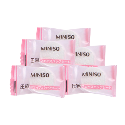 Combo 5 Mặt Nạ Nén MINISO Dạng Viên