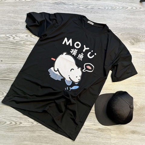 MS003 Áo Thun Unisex Nam Nữ, Áo Thun Form Rộng Thời Trang In Hình Gấu Dễ Thương Freesize