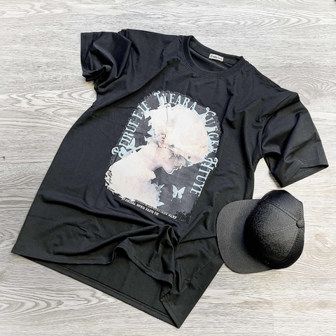 MS004 Áo Thun Unisex Nam Nữ, Áo Thun Form Rộng Thời Trang In Hình Gấu Dễ Thương Freesize