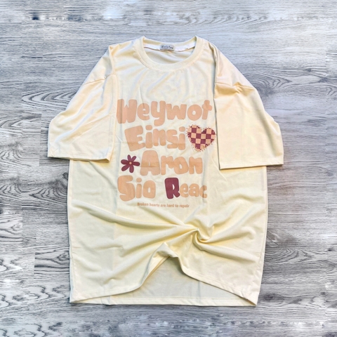 MS030 Áo Thun Unisex Nam Nữ, Áo Thun Form Rộng Thời Trang In Hình Dễ Thương Freesize