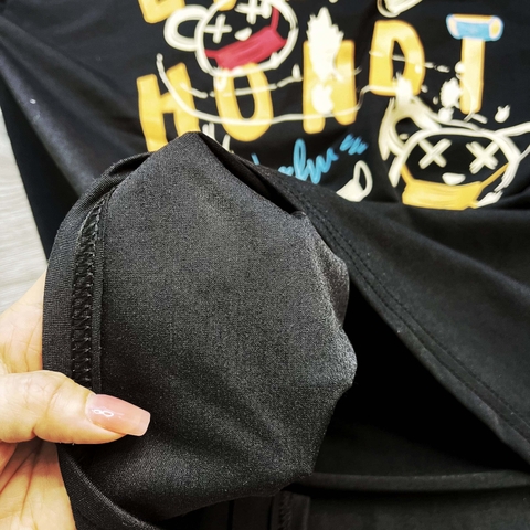 MS026 Áo Thun Unisex Nam Nữ, Áo Thun Form Rộng Thời Trang In Hình Dễ Thương Freesize