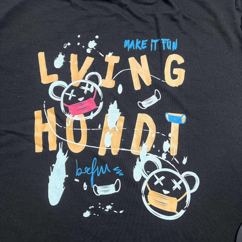 MS026 Áo Thun Unisex Nam Nữ, Áo Thun Form Rộng Thời Trang In Hình Dễ Thương Freesize