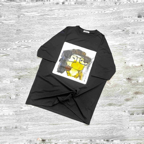 MS016 Áo Thun Unisex Nam Nữ, Áo Thun Form Rộng Thời Trang In Hình Vịt Dễ Thương Freesize