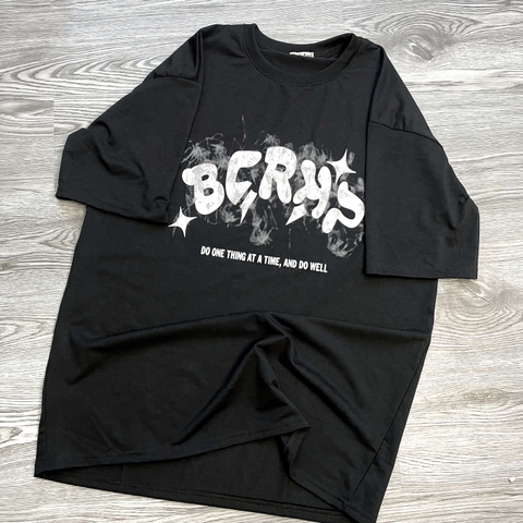 MS019 Áo Thun Unisex Nam Nữ, Áo Thun Form Rộng Thời Trang In Chữ Dễ Thương Freesize