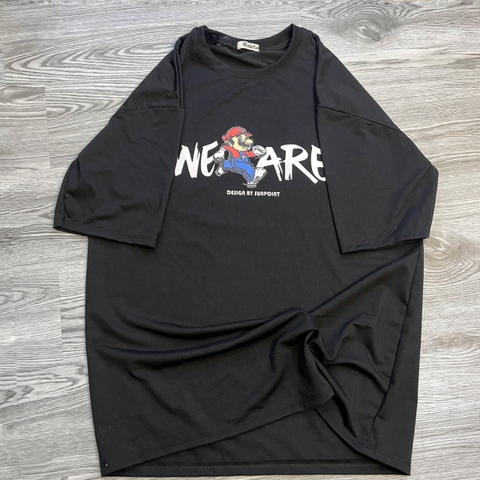 MS023 - MS032 Áo Thun Unisex Nam Nữ, Áo Thun Form Rộng Thời Trang In Hình Dễ Thương Freesize