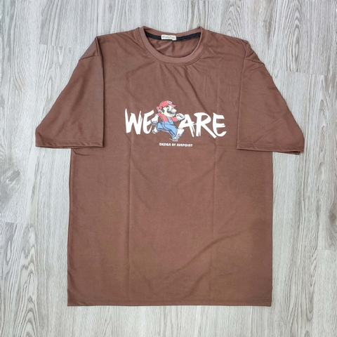 MS029 Áo Thun Unisex Nam Nữ, Áo Thun Form Rộng Thời Trang In Hình Dễ Thương Freesize