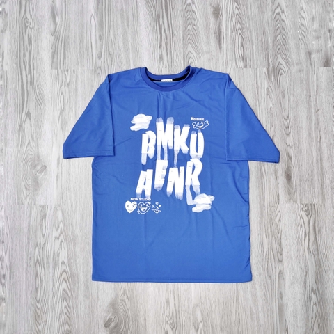 MS020 Áo Thun Unisex Nam Nữ, Áo Thun Form Rộng Thời Trang In Chữ Dễ Thương Freesize