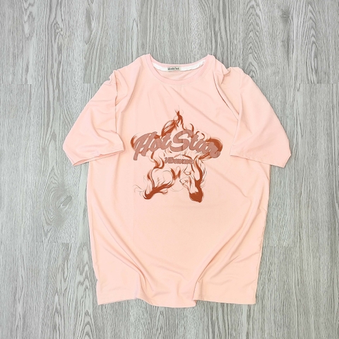 MS018 Áo Thun Unisex Nam Nữ, Áo Thun Form Rộng Thời Trang In Hình HOT STAR Dễ Thương Freesize
