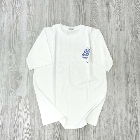 MS023 Áo Thun Unisex Nam Nữ, Áo Thun Form Rộng Thời Trang In Chữ GET UP EARLY Dễ Thương Freesize