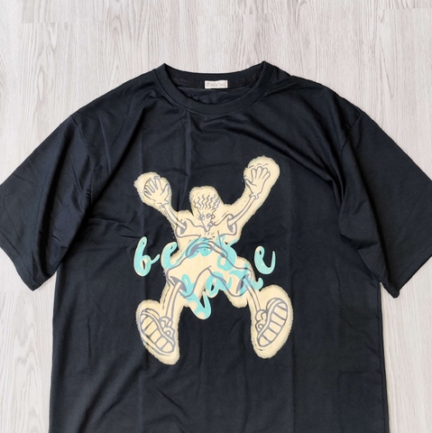 MS027 Áo Thun Unisex Nam Nữ, Áo Thun Form Rộng Thời Trang In Hình Dễ Thương Freesize