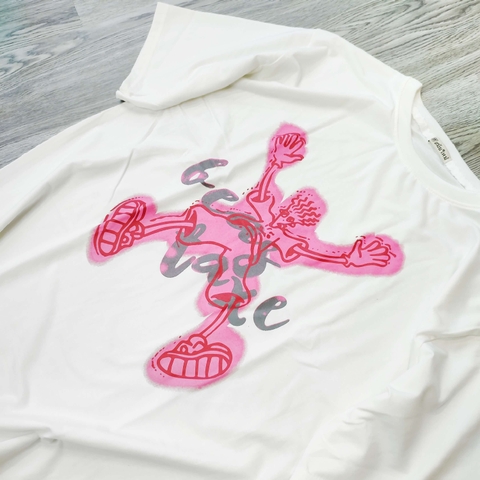 MS027 Áo Thun Unisex Nam Nữ, Áo Thun Form Rộng Thời Trang In Hình Dễ Thương Freesize