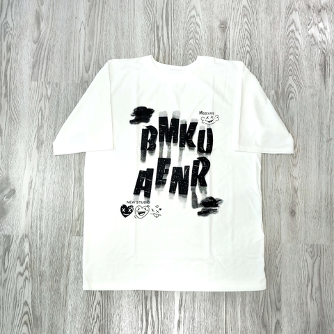 MS015 - MS022 Áo Thun Unisex Nam Nữ, Áo Thun Form Rộng Thời Trang In Hình Dễ Thương Freesize