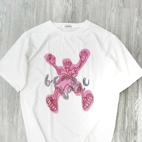 MS027 Áo Thun Unisex Nam Nữ, Áo Thun Form Rộng Thời Trang In Hình Dễ Thương Freesize