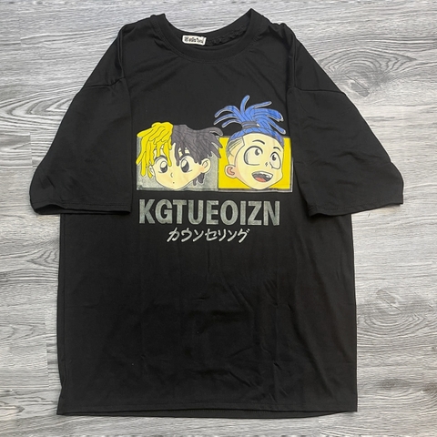 MS012 Áo Thun Unisex Nam Nữ, Áo Thun Form Rộng Thời Trang In Chữ Dễ Thương Freesize